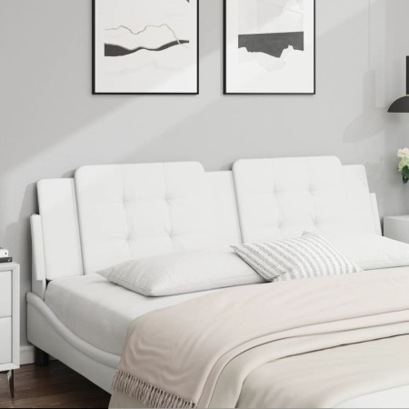 Weißes gepolstertes Bettkopfteil aus Kunstleder, 180 cm von vidaXL, Kopf- und Fußteile - Ref: Foro24-374874, Preis: 52,14 €, ...