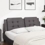 Gepolstertes Bettkopfteil aus grauem Kunstleder, 160 cm von vidaXL, Kopf- und Fußteile - Ref: Foro24-374869, Preis: 46,31 €, ...