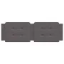 Cabecero de cama acolchado cuero sintético gris 160 cm de vidaXL, Cabeceros y pies de cama - Ref: Foro24-374869, Precio: 45,8...