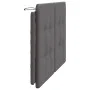 Cabecero de cama acolchado cuero sintético gris 160 cm de vidaXL, Cabeceros y pies de cama - Ref: Foro24-374869, Precio: 45,8...