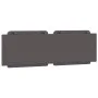 Gepolstertes Bettkopfteil aus grauem Kunstleder, 160 cm von vidaXL, Kopf- und Fußteile - Ref: Foro24-374869, Preis: 45,90 €, ...