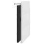 Gepolstertes Kopfteil Kunstleder weiß schwarz 100 cm von vidaXL, Kopf- und Fußteile - Ref: Foro24-374848, Preis: 26,02 €, Rab...