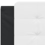 Gepolstertes Kopfteil Kunstleder weiß schwarz 100 cm von vidaXL, Kopf- und Fußteile - Ref: Foro24-374848, Preis: 26,35 €, Rab...