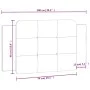 Gepolstertes Kopfteil Kunstleder weiß schwarz 100 cm von vidaXL, Kopf- und Fußteile - Ref: Foro24-374848, Preis: 26,02 €, Rab...