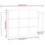 Gepolstertes Kopfteil Kunstleder weiß schwarz 100 cm von vidaXL, Kopf- und Fußteile - Ref: Foro24-374848, Preis: 26,35 €, Rab...