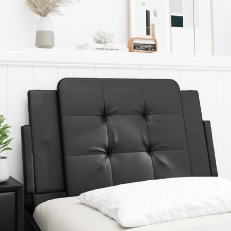 Gepolstertes Bettkopfteil aus schwarzem Kunstleder, 90 cm von vidaXL, Kopf- und Fußteile - Ref: Foro24-374836, Preis: 26,52 €...