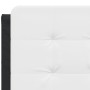 Schwarz-weißes gepolstertes Bettkopfteil aus Kunstleder, 120 cm von vidaXL, Kopf- und Fußteile - Ref: Foro24-374855, Preis: 4...