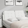 White synthetic leather padded bed headboard 140 cm by vidaXL, Headboards and footboards - Ref: Foro24-374860, Price: 41,95 €...