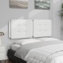 White synthetic leather padded bed headboard 140 cm by vidaXL, Headboards and footboards - Ref: Foro24-374860, Price: 41,95 €...