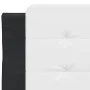 Bed frame with LED synthetic leather black white 80x200 cm by vidaXL, Beds and slatted bases - Ref: Foro24-3214073, Price: 11...
