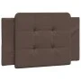 Bed frame with LED lights brown synthetic leather 90x200 cm by vidaXL, Beds and slatted bases - Ref: Foro24-3214084, Price: 1...