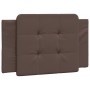 Estructura cama con luces LED cuero sintético marrón 90x200 cm de vidaXL, Camas y somieres - Ref: Foro24-3214084, Precio: 143...