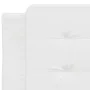 Bed frame with LED lights white synthetic leather 100x200 cm by vidaXL, Beds and slatted bases - Ref: Foro24-3214090, Price: ...