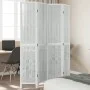 White Paulownia solid wood 4-panel dividing screen by vidaXL, Room dividers - Ref: Foro24-358675, Price: 115,10 €, Discount: %