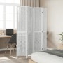 White Paulownia solid wood 4-panel dividing screen by vidaXL, Room dividers - Ref: Foro24-358675, Price: 117,08 €, Discount: %