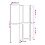 4-teilige Trennwand aus weißem Paulownia-Massivholz von vidaXL, Raumteiler - Ref: Foro24-358675, Preis: 117,15 €, Rabatt: %