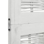 5-teilige Trennwand aus weißem Paulownia-Massivholz von vidaXL, Raumteiler - Ref: Foro24-358680, Preis: 164,17 €, Rabatt: %