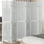 White Paulownia solid wood 6-panel dividing screen by vidaXL, Room dividers - Ref: Foro24-358682, Price: 167,05 €, Discount: %