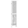 White Paulownia solid wood 6-panel dividing screen by vidaXL, Room dividers - Ref: Foro24-358682, Price: 167,05 €, Discount: %