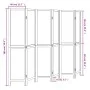 White Paulownia solid wood 6-panel dividing screen by vidaXL, Room dividers - Ref: Foro24-358682, Price: 167,05 €, Discount: %