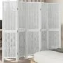 White Paulownia solid wood 5-panel dividing screen by vidaXL, Room dividers - Ref: Foro24-358677, Price: 121,17 €, Discount: %