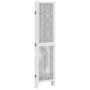 5-teilige Trennwand aus weißem Paulownia-Massivholz von vidaXL, Raumteiler - Ref: Foro24-358677, Preis: 123,36 €, Rabatt: %