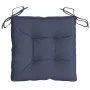Stuhlkissen 2 Stück marineblauer Oxford-Stoff 40x40x7 cm von vidaXL, Kissen für Stühle und Sofas - Ref: Foro24-378855, Preis:...