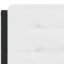 Bed frame with LED synthetic leather black white 120x200 cm by vidaXL, Beds and slatted bases - Ref: Foro24-3214101, Price: 1...
