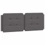 Bed frame with LED lights gray synthetic leather 120x200 cm by vidaXL, Beds and slatted bases - Ref: Foro24-3214099, Price: 1...