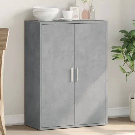 Concrete gray engineered wood sideboard 60x31x84 cm by vidaXL, Sideboards - Ref: Foro24-840488, Price: 67,07 €, Discount: %