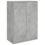 Concrete gray engineered wood sideboard 60x31x84 cm by vidaXL, Sideboards - Ref: Foro24-840488, Price: 68,74 €, Discount: %