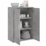 Concrete gray engineered wood sideboard 60x31x84 cm by vidaXL, Sideboards - Ref: Foro24-840488, Price: 67,07 €, Discount: %