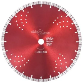 Diamond cutting disc with turbo and holes for steel 350 mm by vidaXL, Saw blades - Ref: Foro24-143236, Price: 61,55 €, Discou...