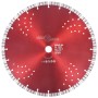 Disco de corte de diamante con turbo y agujeros acero 350 mm