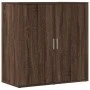 Eichenbraunes Sideboard aus Holzwerkstoff, 79 x 38 x 80 cm von vidaXL, Sideboards - Ref: Foro24-840519, Preis: 84,49 €, Rabat...