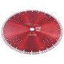 Disco de corte de diamante con turbo y agujeros acero 350 mm