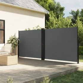 Anthrazitgraue einziehbare Seitenmarkise 180x600 cm von vidaXL, Sonnenschirme - Ref: Foro24-4004643, Preis: 153,33 €, Rabatt: %
