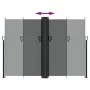 Anthracite gray retractable side awning 180x600 cm by vidaXL, Umbrellas - Ref: Foro24-4004643, Price: 153,33 €, Discount: %