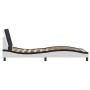 Estructura cama cabecero cuero sintético blanco negro 90x200 cm de vidaXL, Camas y somieres - Ref: Foro24-3208162, Precio: 13...