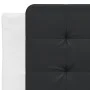 Bettgestell mit Kopfteil aus schwarz-weißem Kunstleder, 90 x 200 cm von vidaXL, Betten und Lattenroste - Ref: Foro24-3208162,...