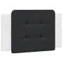 Estructura de cama con cabecero cuero sintético blanco y negro de vidaXL, Camas y somieres - Ref: Foro24-3208169, Precio: 141...