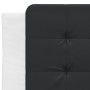 Bettgestell mit schwarz-weißem Kopfteil aus Kunstleder von vidaXL, Betten und Lattenroste - Ref: Foro24-3208169, Preis: 143,4...