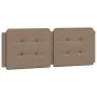 Estructura de cama cabecero cuero sintético capuchino 120x200cm de vidaXL, Camas y somieres - Ref: Foro24-3208174, Precio: 20...
