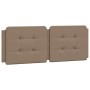 Estructura de cama cabecero cuero sintético capuchino 120x200cm de vidaXL, Camas y somieres - Ref: Foro24-3208174, Precio: 17...