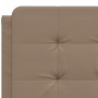 Estructura de cama cabecero cuero sintético capuchino 120x200cm de vidaXL, Camas y somieres - Ref: Foro24-3208174, Precio: 17...