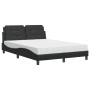 Bett mit schwarzer Kunstledermatratze 120x200 cm von vidaXL, Betten und Lattenroste - Ref: Foro24-3208852, Preis: 355,49 €, R...