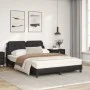 Bed with black synthetic leather mattress 120x200 cm by vidaXL, Beds and slatted bases - Ref: Foro24-3208852, Price: 348,76 €...