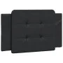Bed with black synthetic leather mattress 90x200 cm by vidaXL, Beds and slatted bases - Ref: Foro24-3208838, Price: 273,71 €,...
