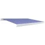 Blue and white motorized reel awning 450x300 cm by vidaXL, Awnings - Ref: Foro24-3052662, Price: 769,51 €, Discount: %