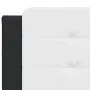 Bed with black and white synthetic leather mattress 160x200 cm by vidaXL, Beds and slatted bases - Ref: Foro24-3208878, Price...